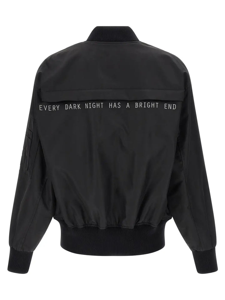 44 Label Group Black Polyamide Bomber