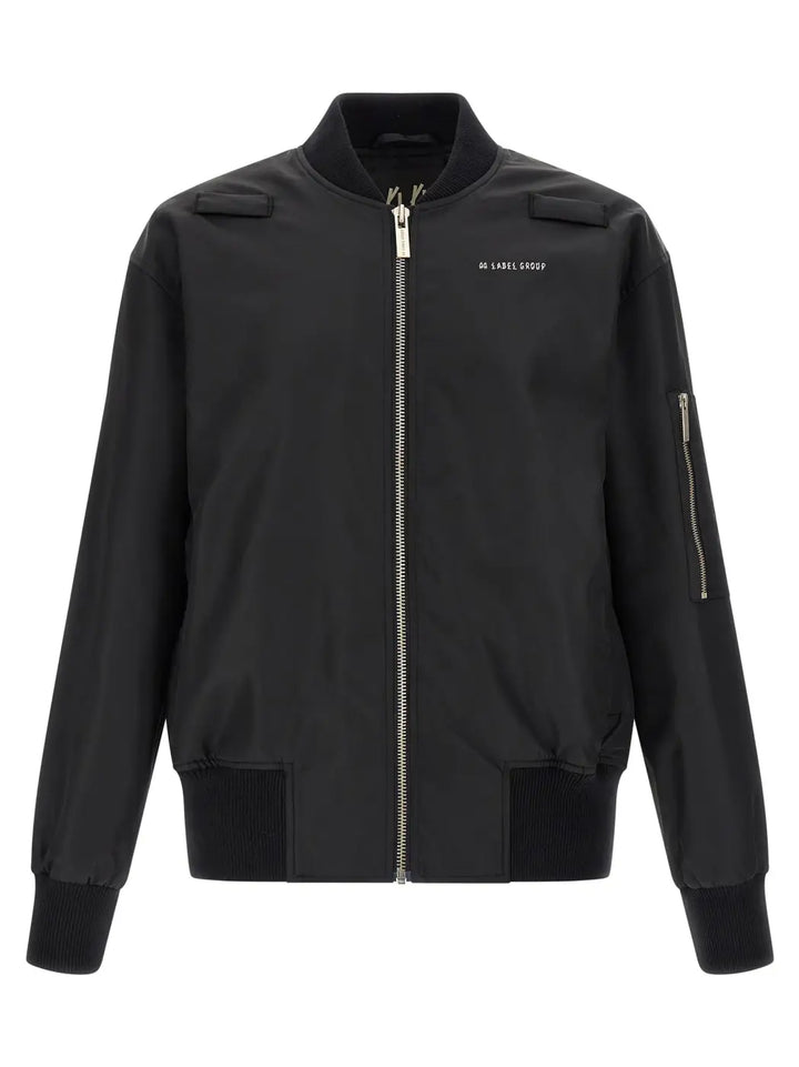 44 Label Group Black Polyamide Bomber
