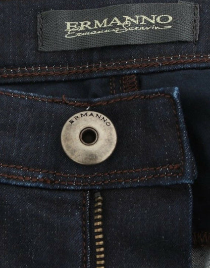 Ermanno Scervino Vaqueros Slim Azul Oscuro Sensación