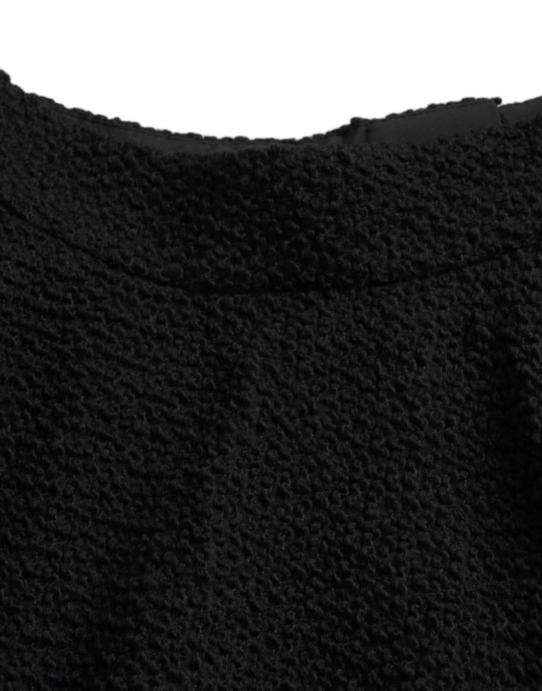 Jupe trapèze noire taille haute longueur genou Dolce &amp;amp; Gabbana