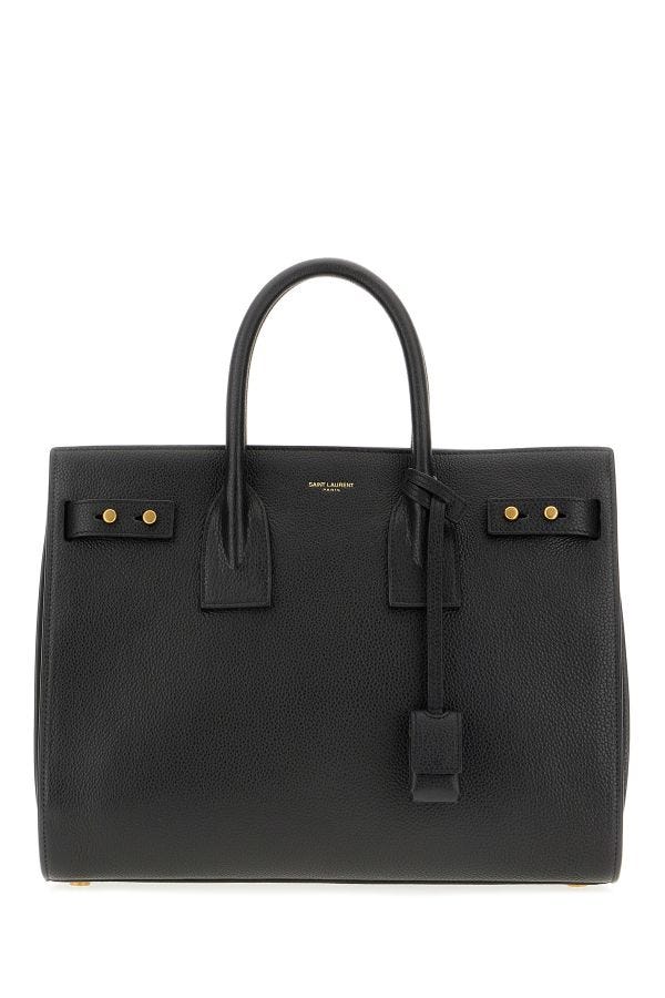 Saint Laurent - Black Calf Leather Sac De Jour Handbag