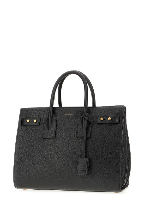 Saint Laurent - Black Calf Leather Sac De Jour Handbag