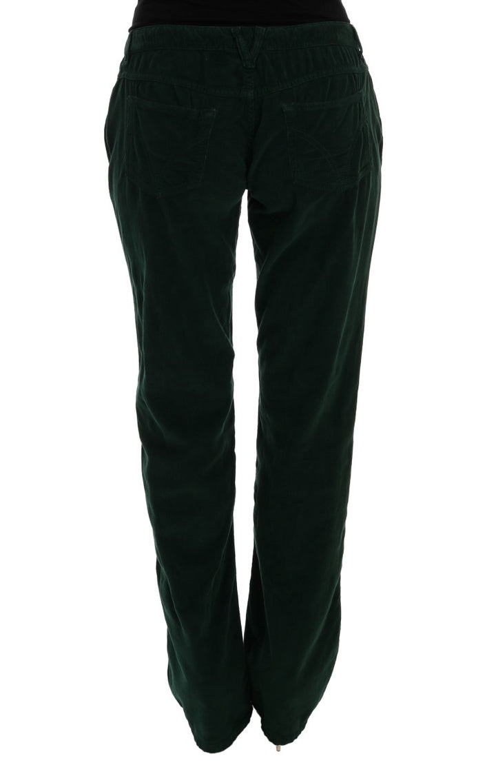 Dolce & Gabbana Green Cotton Corduroys Jeans