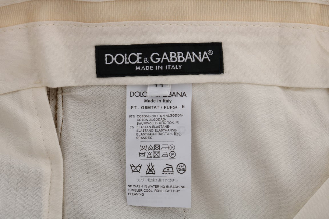 Pantalones formales Dolce Gabbana Vestido Perfección italiana