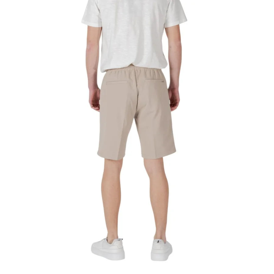 Antony Morato Beige Polyester Bermuda Shorts