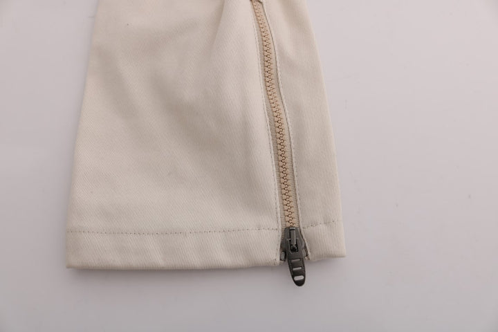 Vestido vaquero blanco de corte entallado de Ermanno Scervino para impresionar