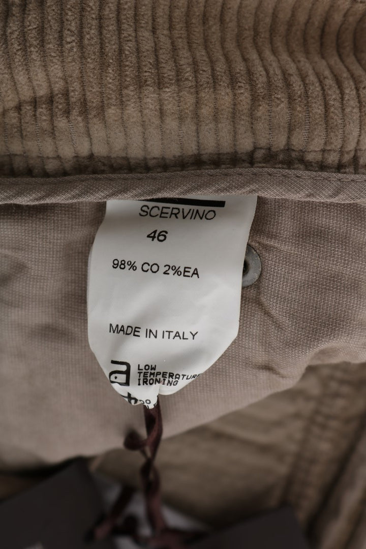 Pantalones de vestir Ermanno Scervino de corte regular de lujo italiano