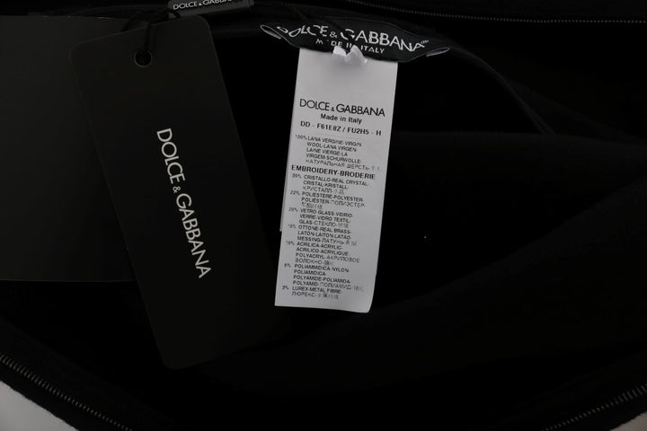 Dolce &amp; Gabbana Black I AM A PRINCESS Crystal Shift Dress women’s dress