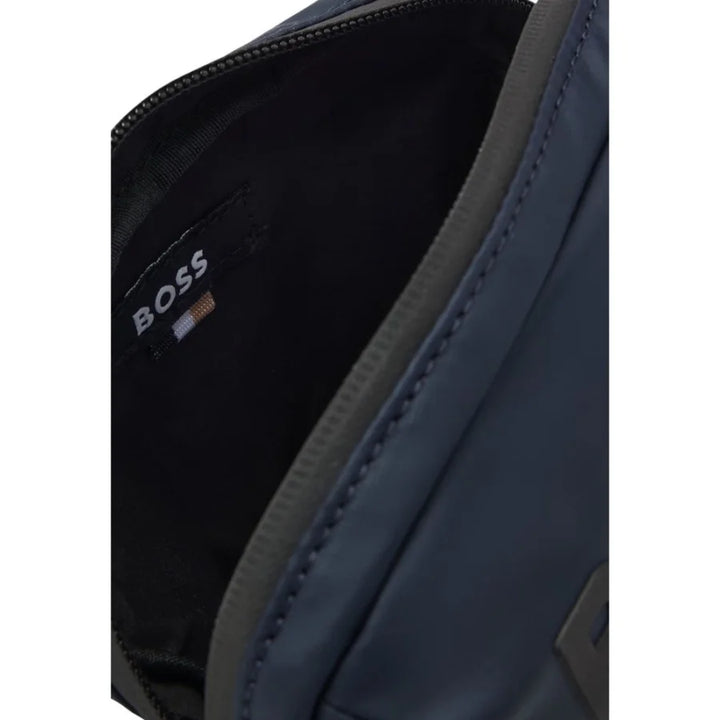 Hugo Boss Blue Polyester Messenger Bag