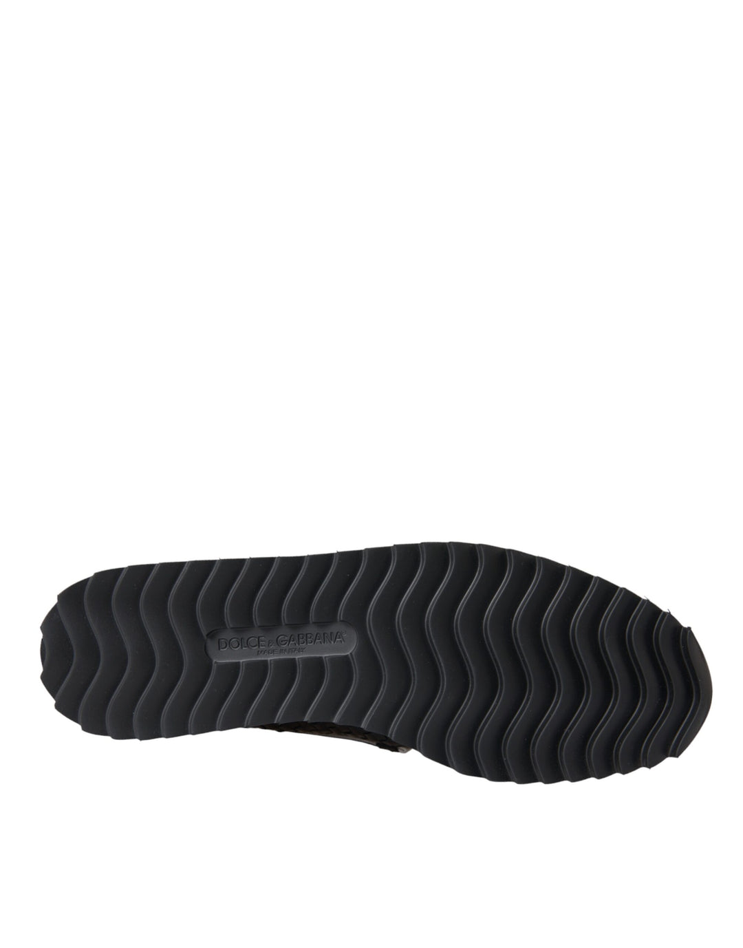 Mocasines Dolce &amp; Gabbana de piel de búfalo tejida negra para hombre