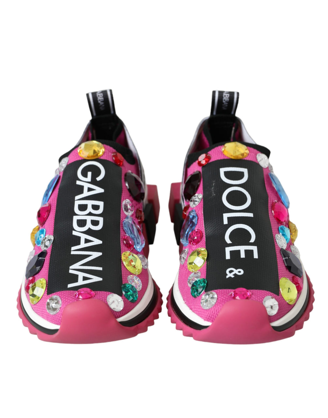 Baskets Dolce Gabbana à strass éblouissantes