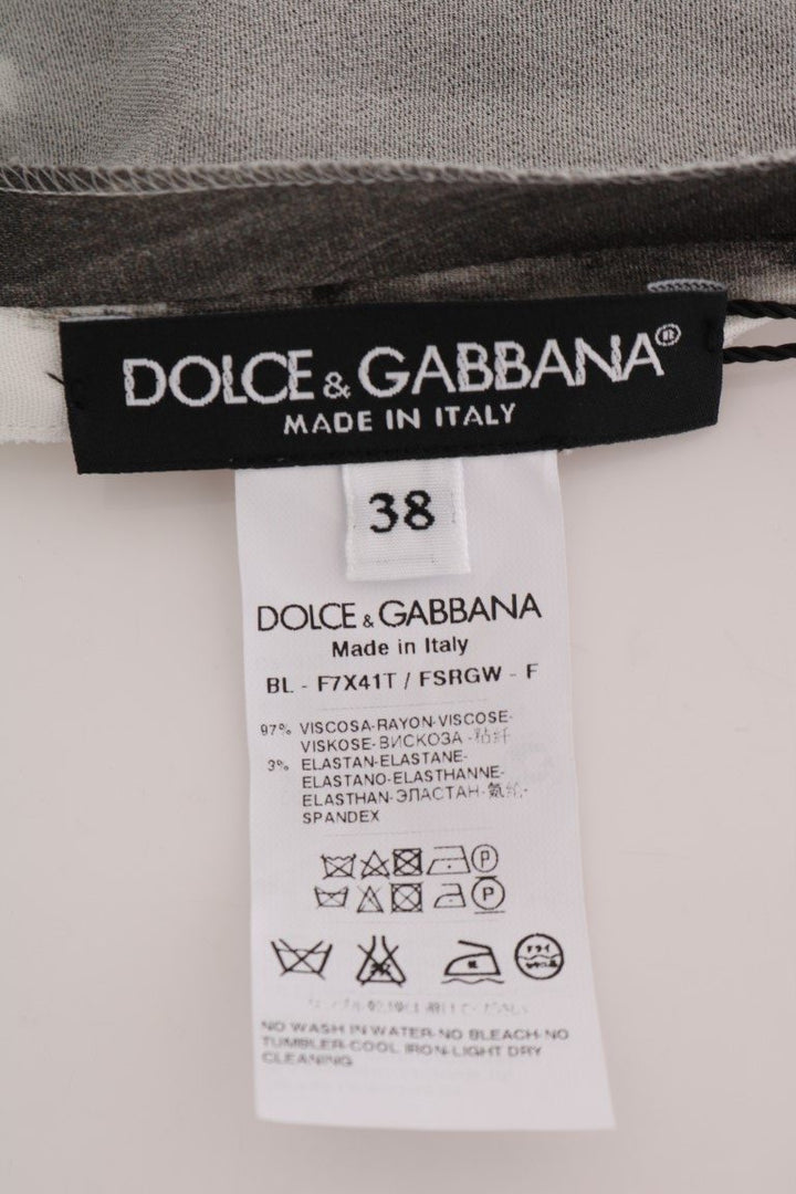 Blusa elástica a rayas Dolce Gabbana Sensation