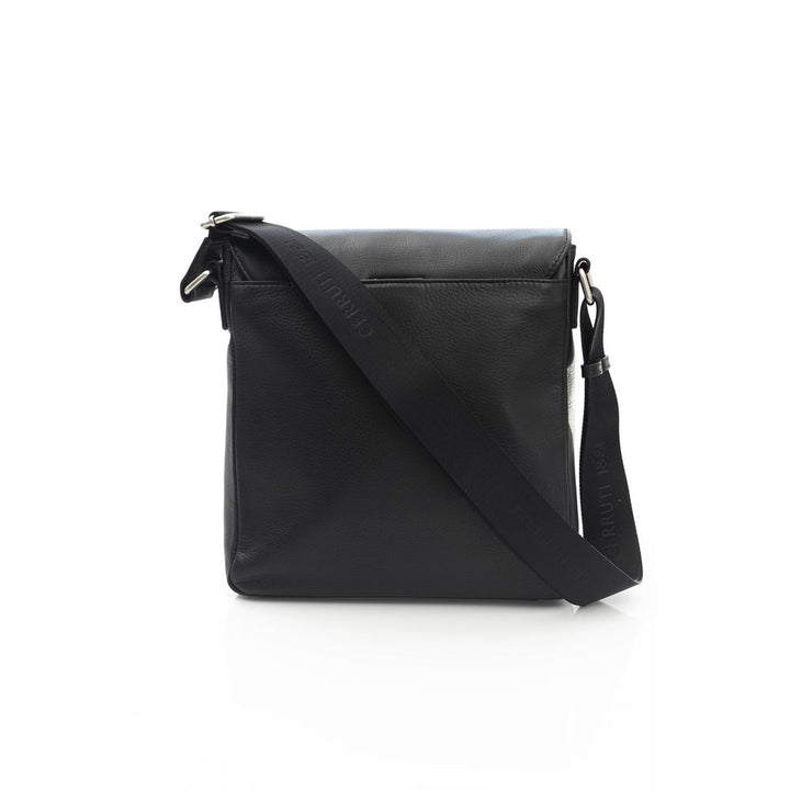 Bolso de vestir Cerruti 1881 de lujo en piel amarilla Unleash