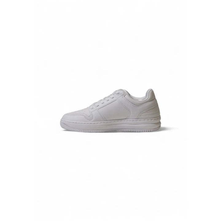EA7 Emporio Armani White Polyester Athletic Sneakers