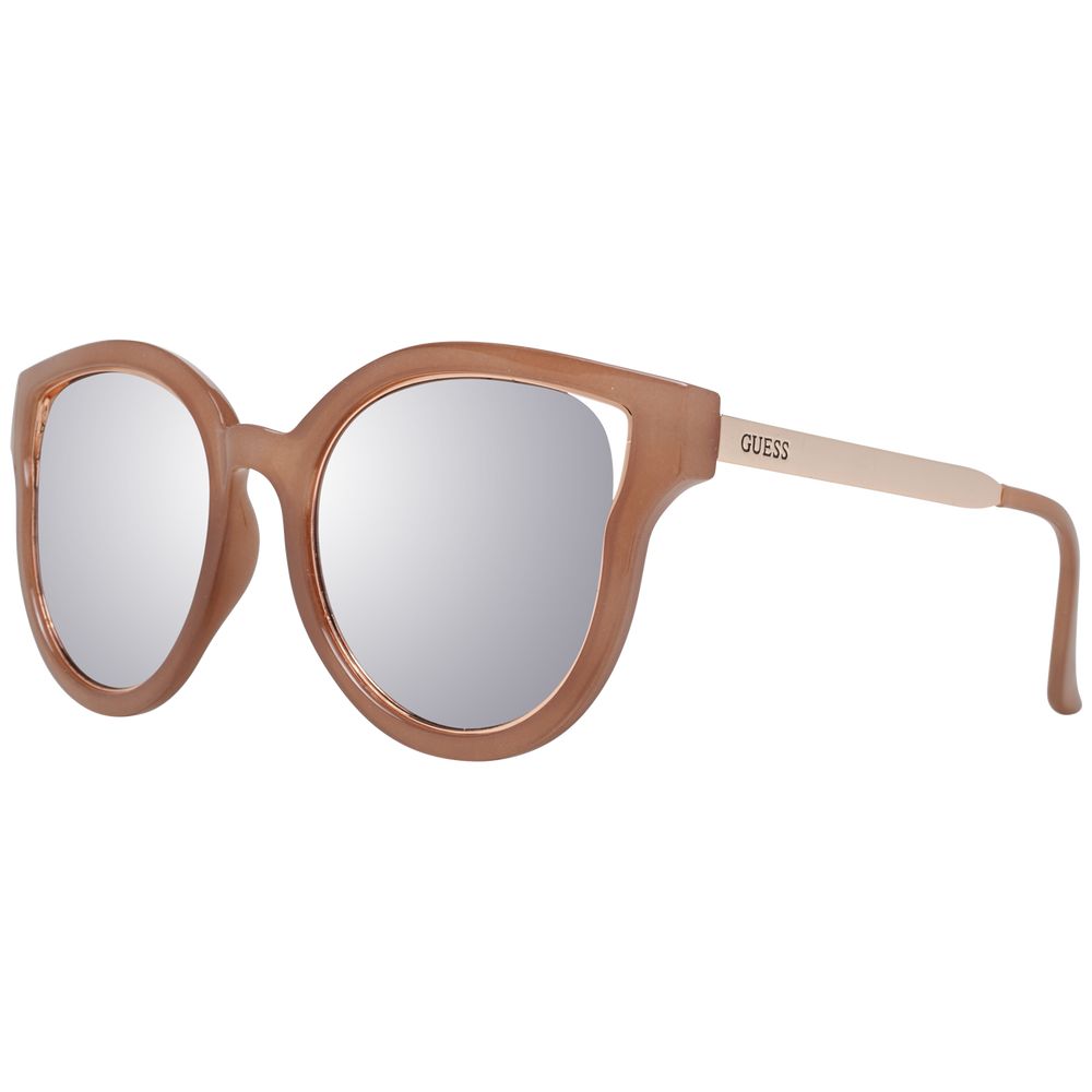 Guess Brown Metal &amp; Plastic Sunglasses