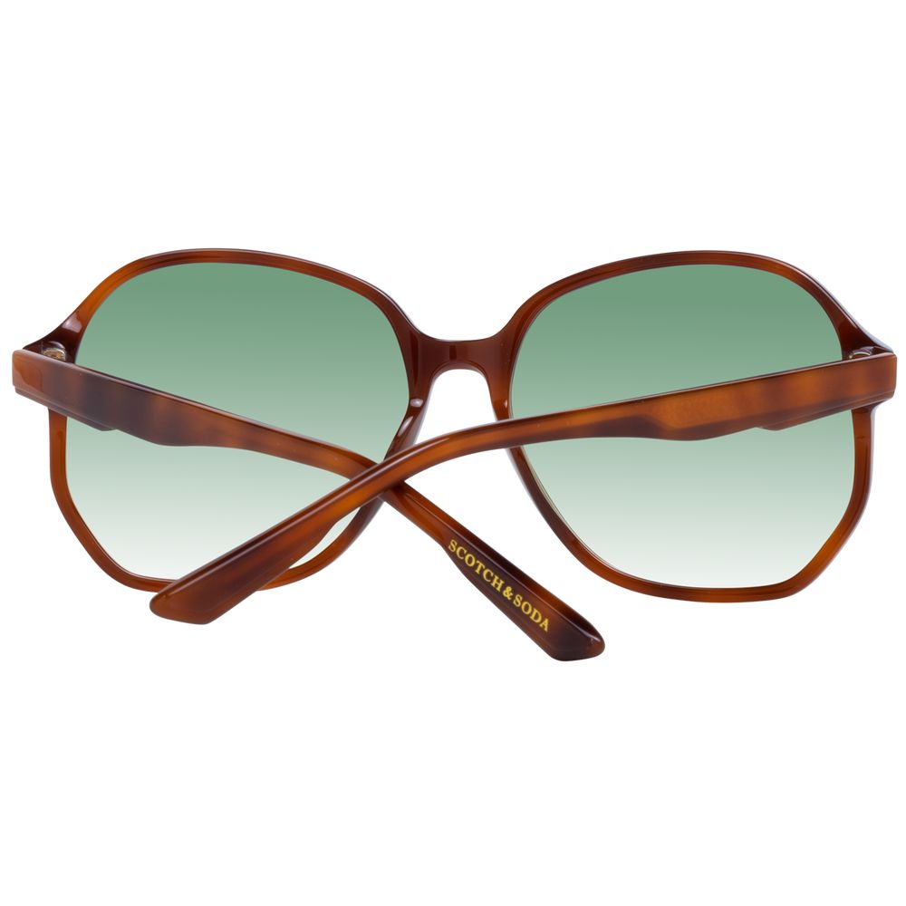 Scotch &amp; Soda Brown Acetate Sunglasses