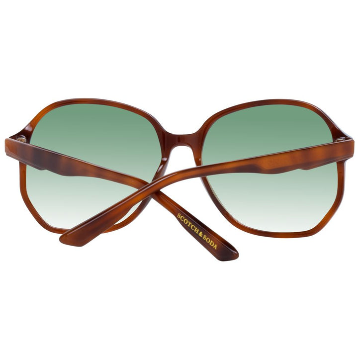 Scotch &amp; Soda Brown Acetate Sunglasses