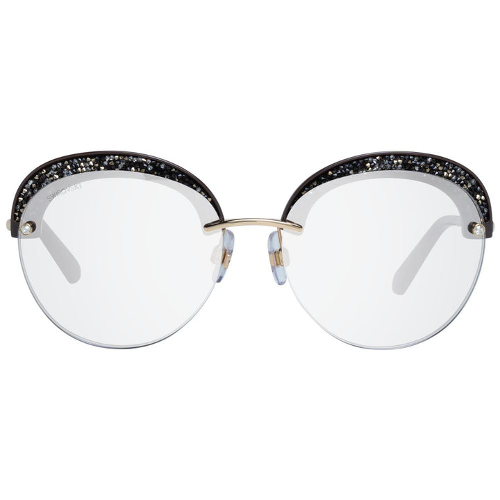 Swarovski Gold Metal &amp; Plastic Sunglasses