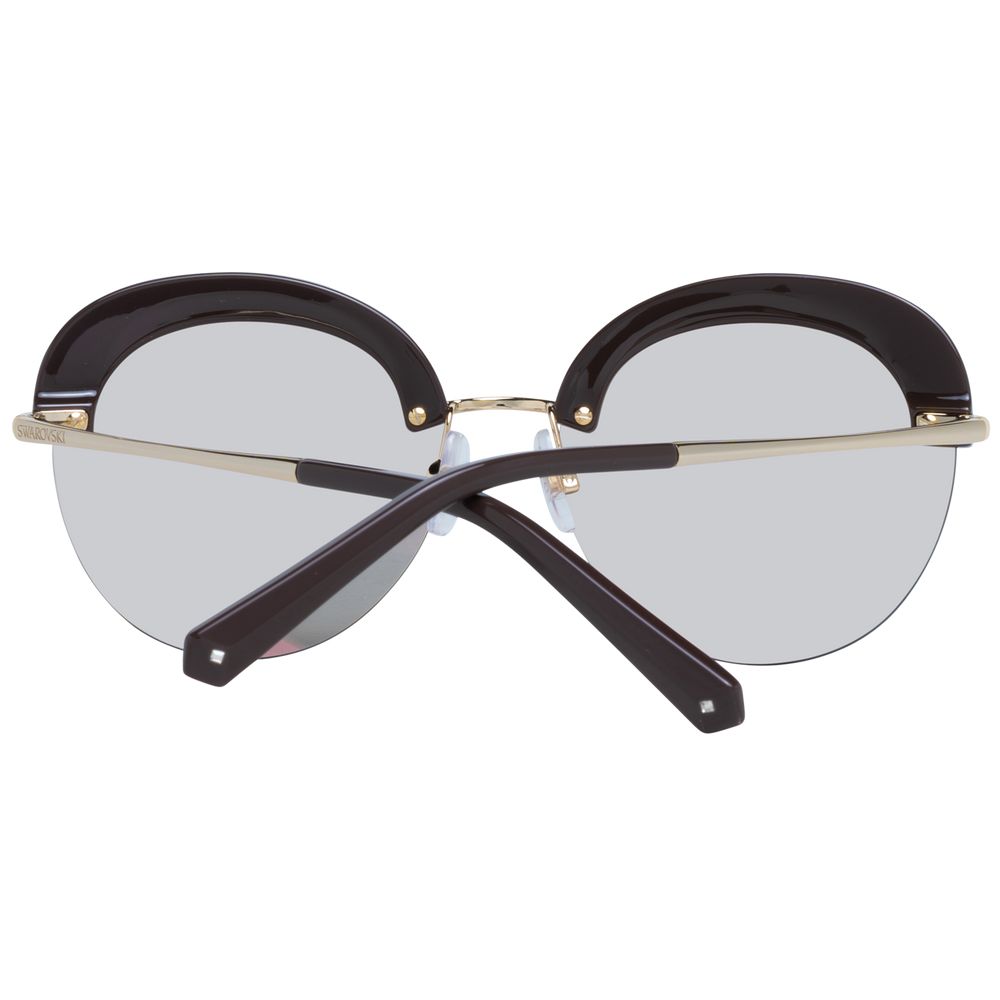 Swarovski Gold Metal &amp; Plastic Sunglasses