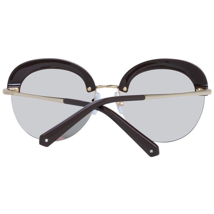 Swarovski Gold Metal &amp; Plastic Sunglasses