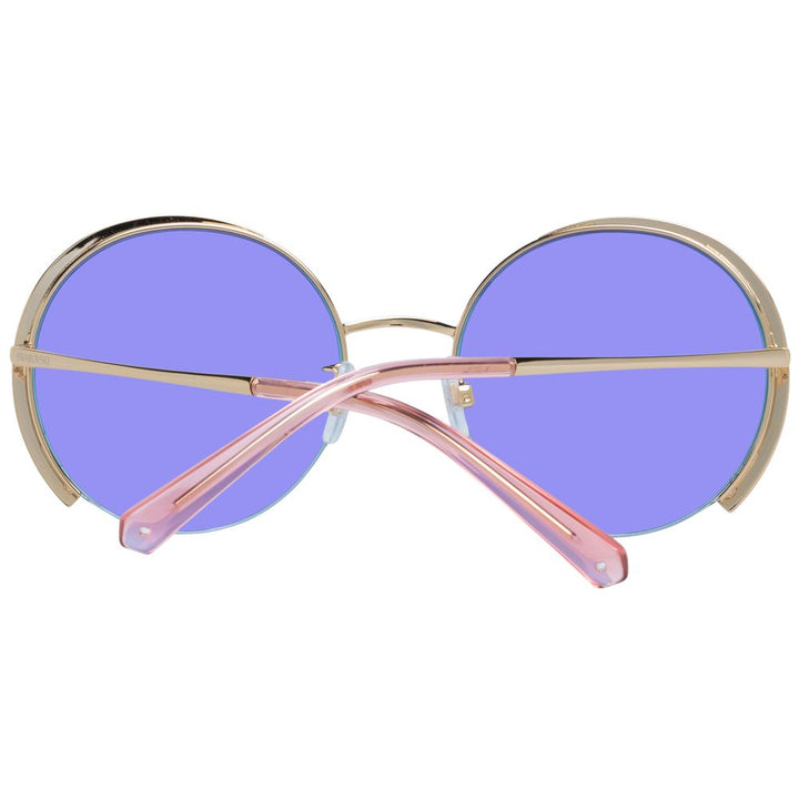 Swarovski Gold Metal Sunglasses