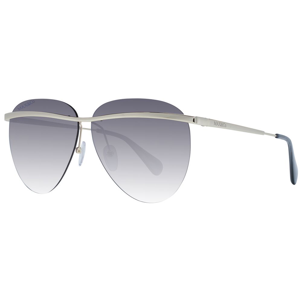 Max &amp; Co Gold Metal Sunglasses
