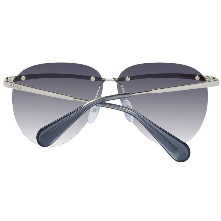 Max &amp; Co Gold Metal Sunglasses