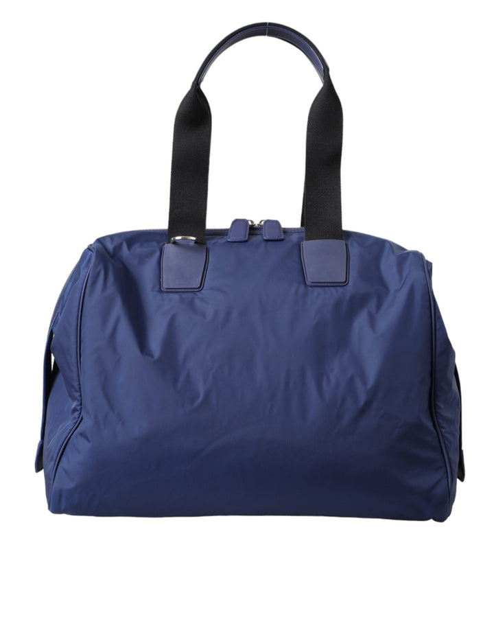 Bolso bandolera Dolce &amp;amp; Gabbana de nailon azul de piel de becerro