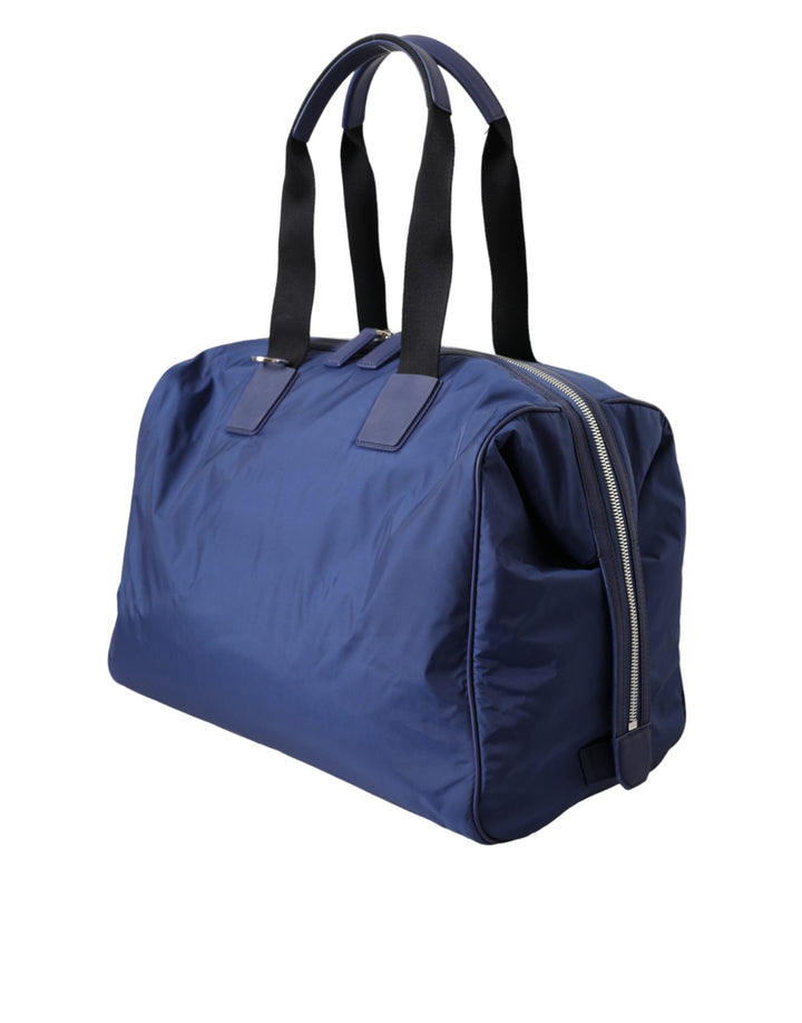 Bolso bandolera Dolce &amp;amp; Gabbana de nailon azul de piel de becerro