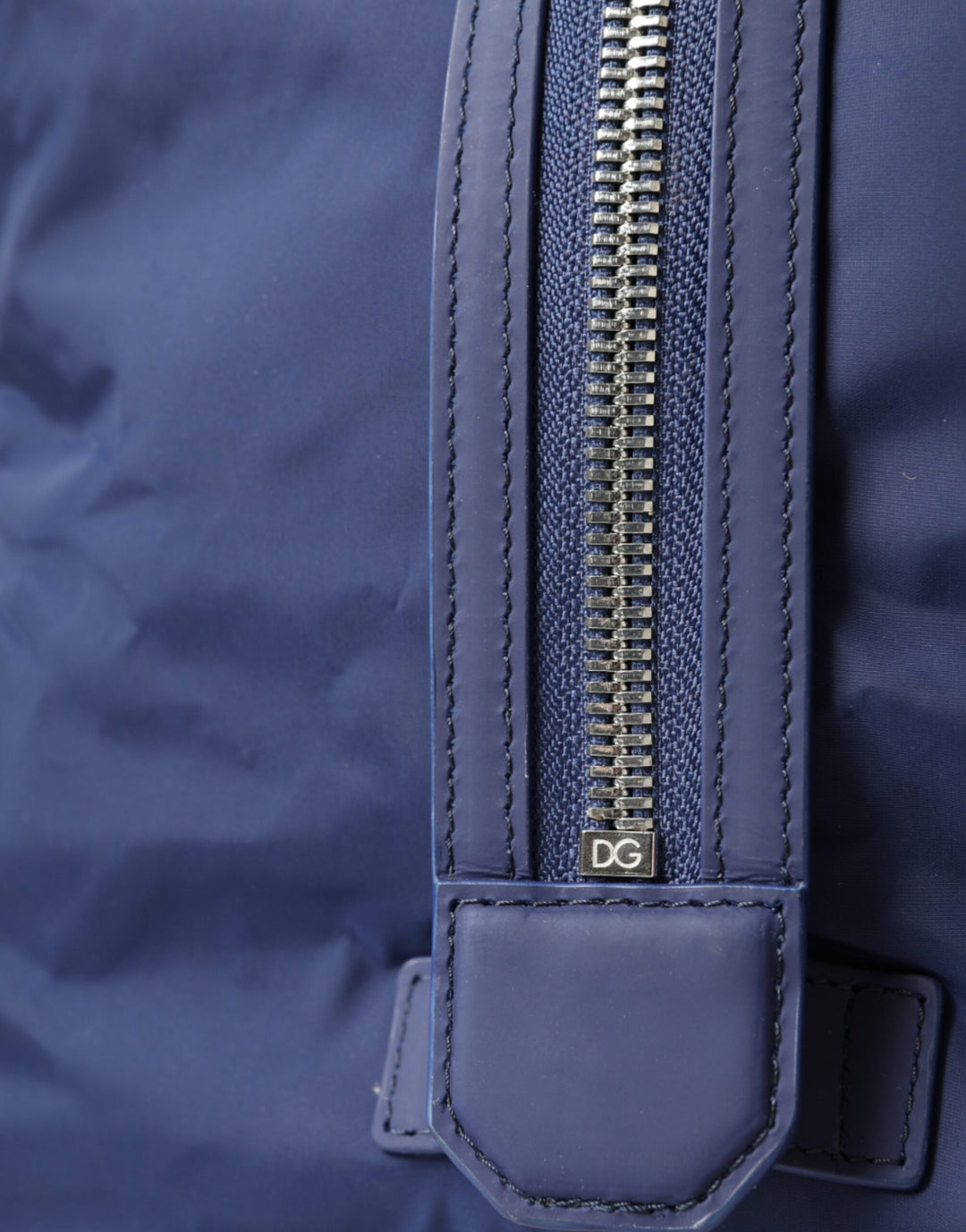 Bolso bandolera Dolce &amp;amp; Gabbana de nailon azul de piel de becerro