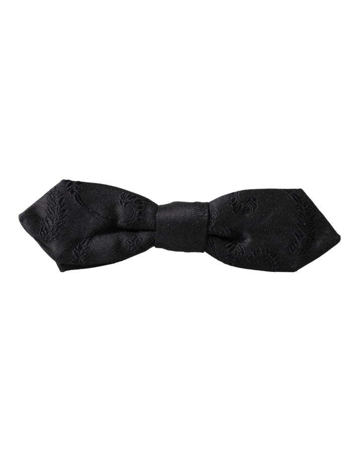 Dolce &amp; Gabbana Multicolor Fantasy Silk Adjustable Neck Bow Tie