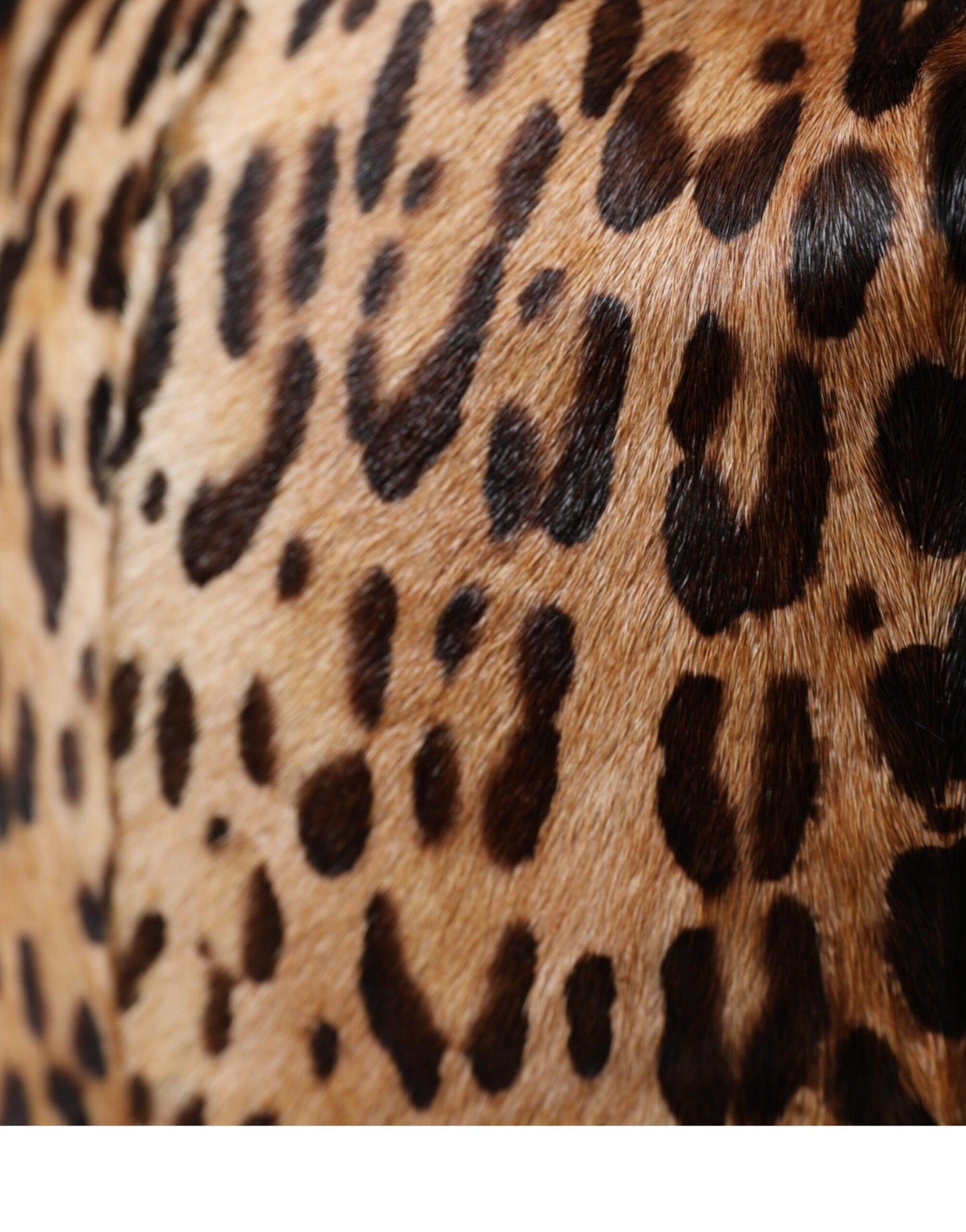 Sombrero de pescador de piel de leopardo marrón para mujer de Dolce &amp; Gabbana