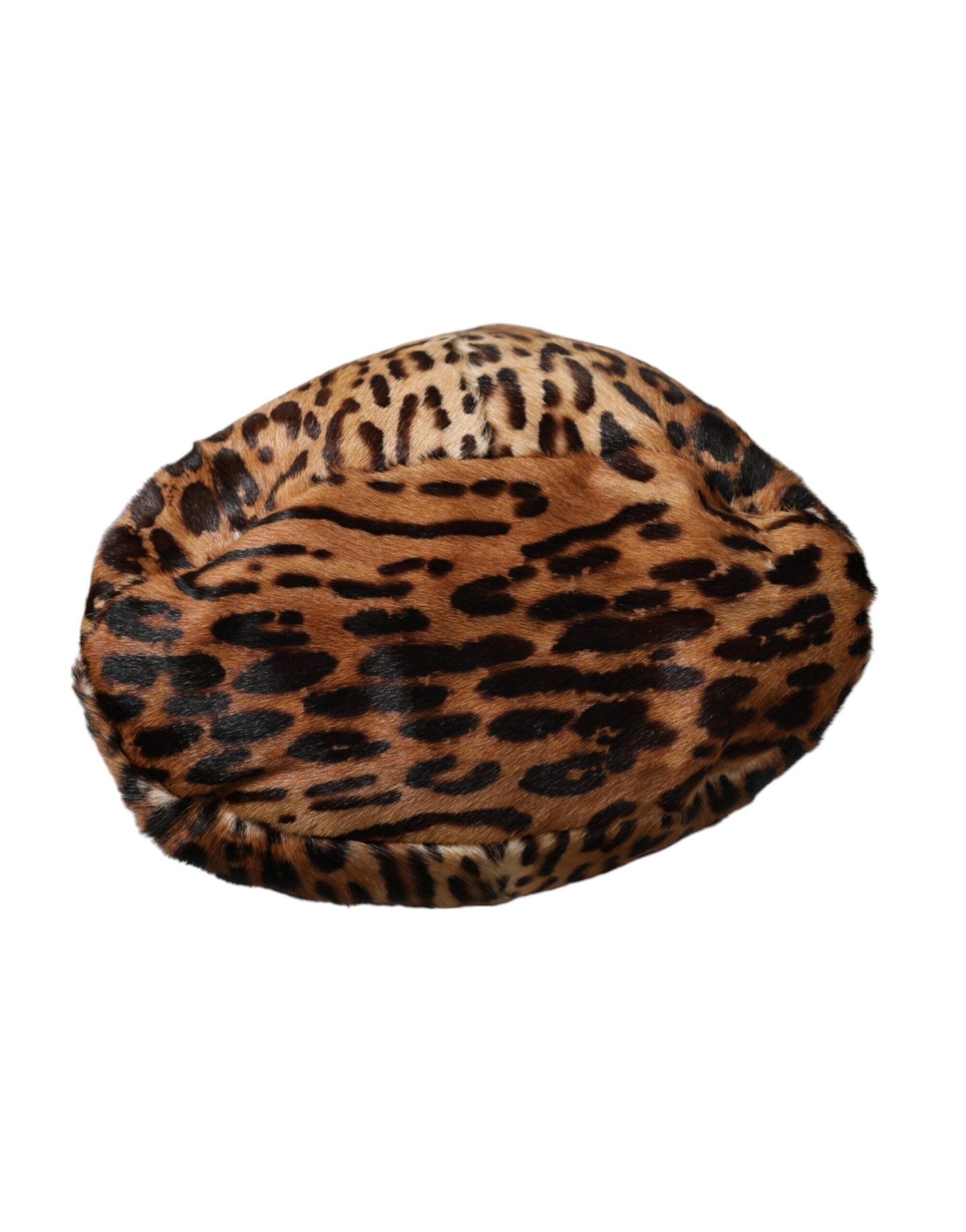 Sombrero de pescador de piel de leopardo marrón para mujer de Dolce &amp; Gabbana