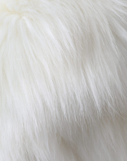 Bob Dolce &amp; Gabbana en fourrure acrylique blanche pour femme