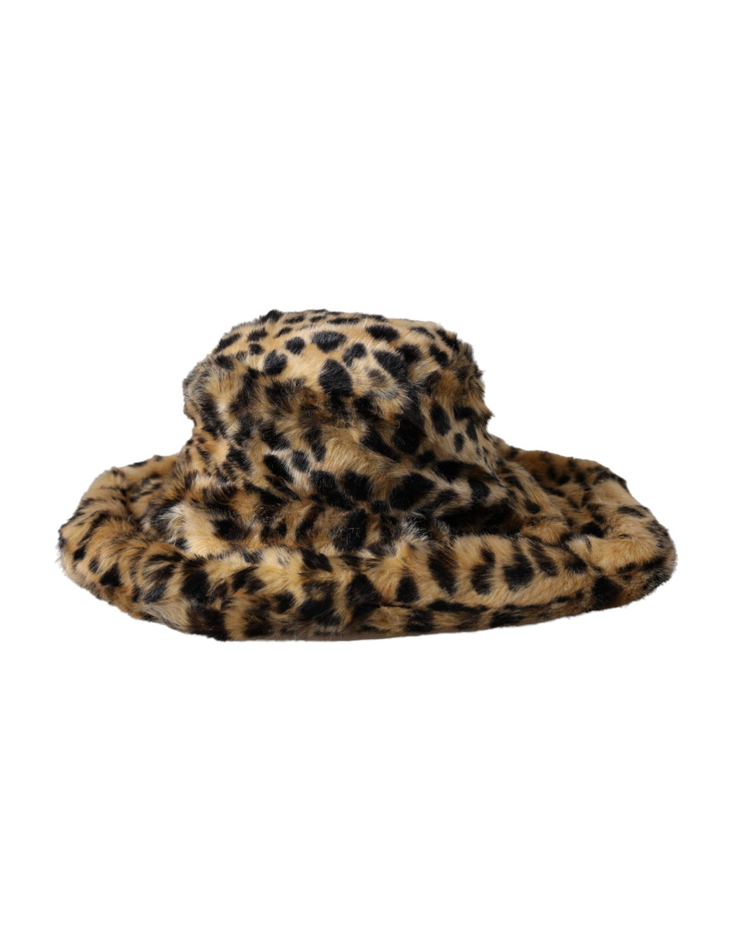 Sombrero de pescador de piel de leopardo marrón para mujer de Dolce &amp;amp; Gabbana