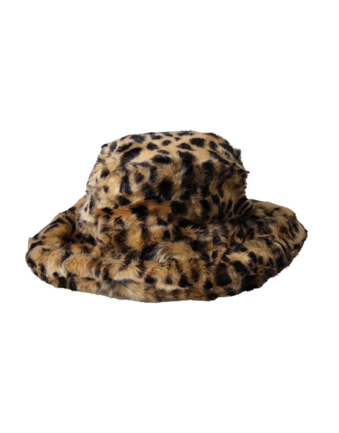 Sombrero de pescador de piel de leopardo marrón para mujer de Dolce &amp;amp; Gabbana