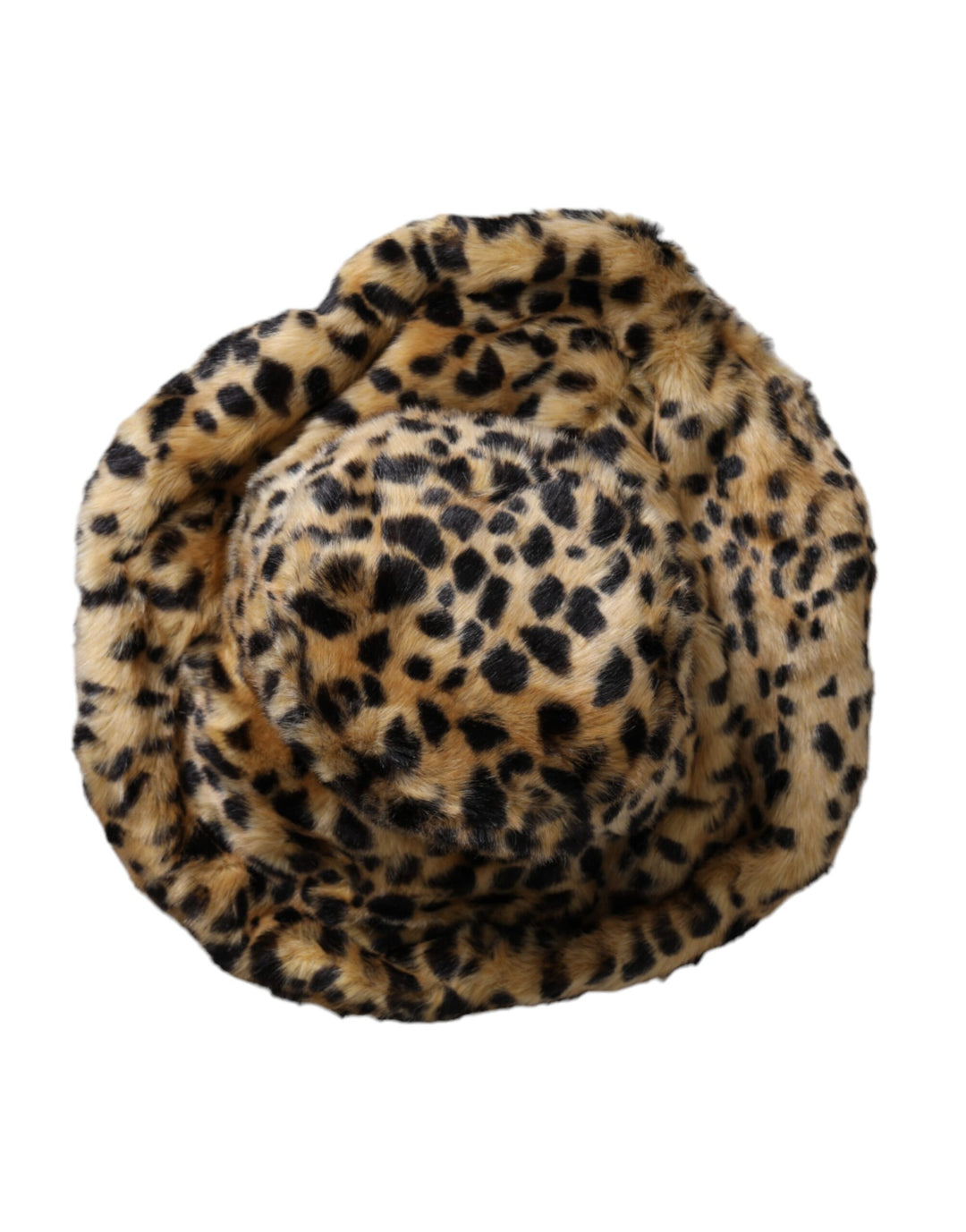 Sombrero de pescador de piel de leopardo marrón para mujer de Dolce &amp;amp; Gabbana