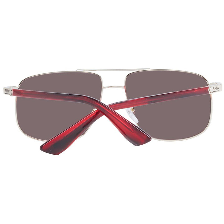 BMW Rose Gold Metal Sunglasses