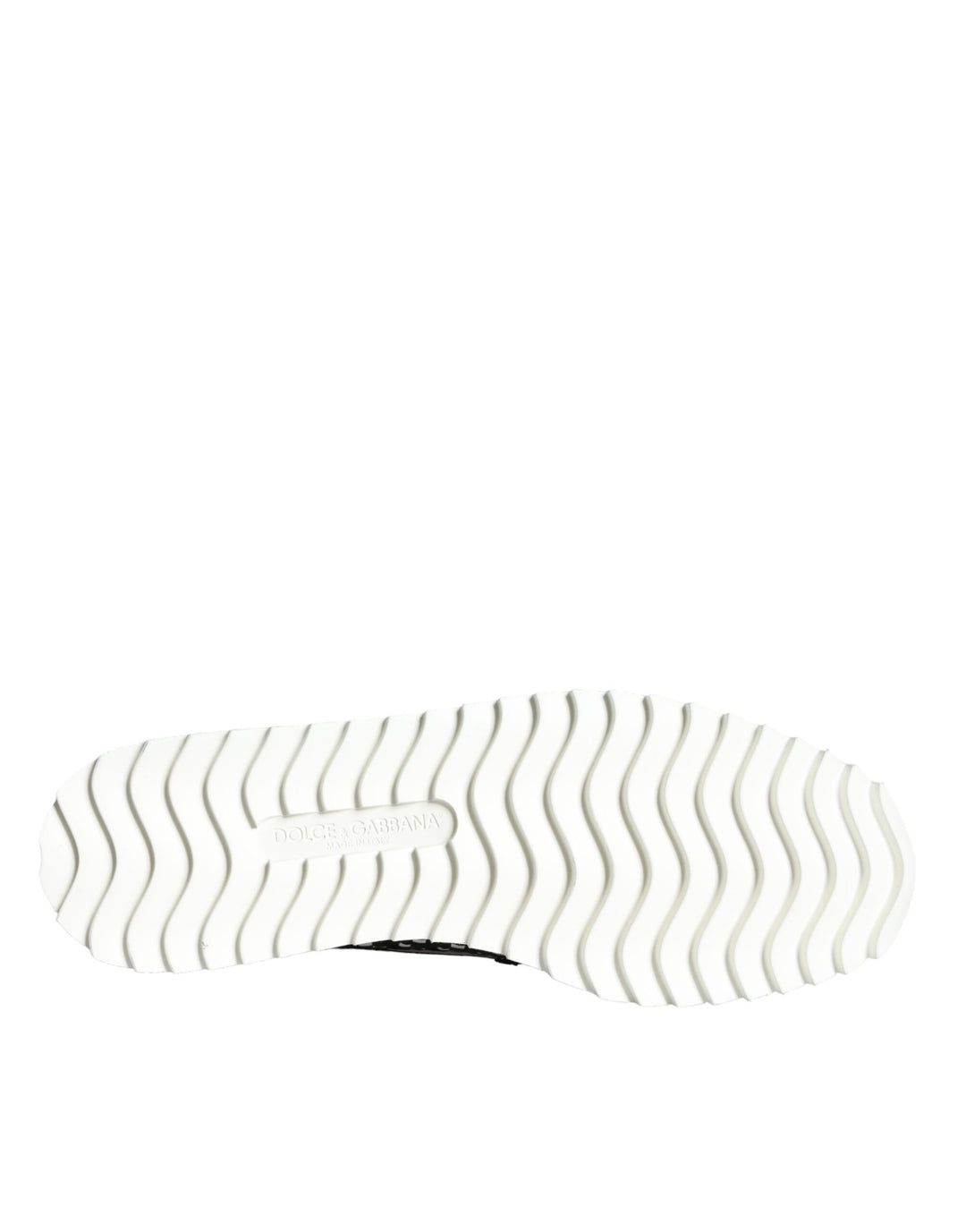 Mocassins à enfiler tissés noirs et blancs Dolce &amp; Gabbana pour homme