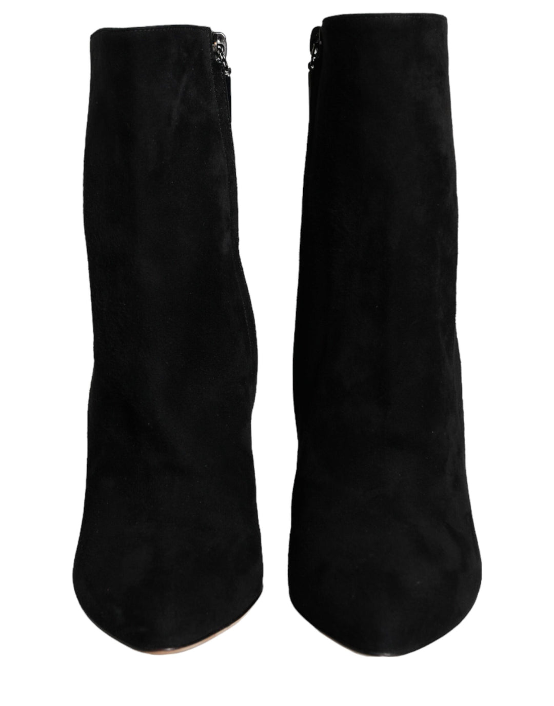 Bottes mi-mollet en daim noir Dolce &amp;amp; Gabbana