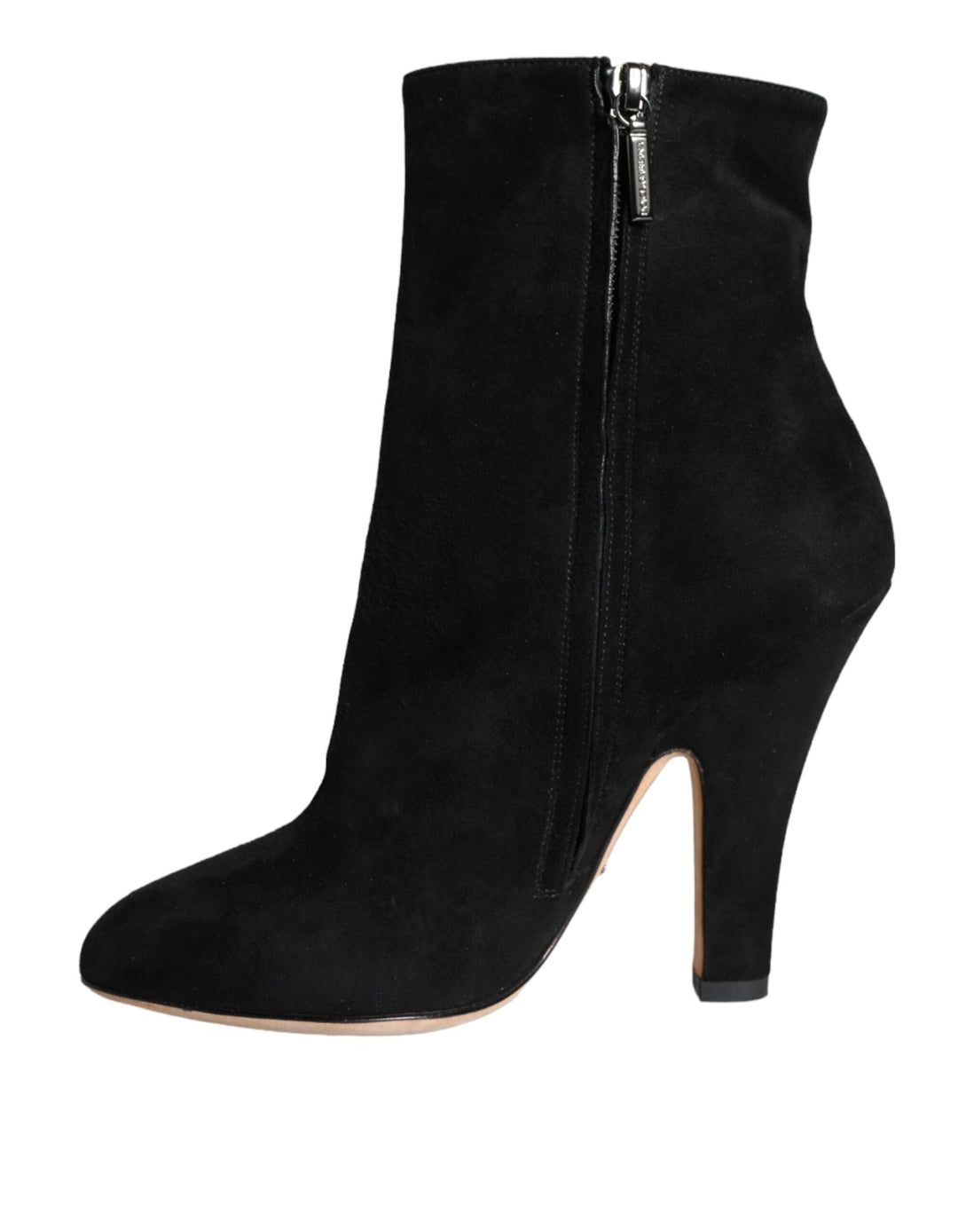 Bottes mi-mollet en daim noir Dolce &amp;amp; Gabbana