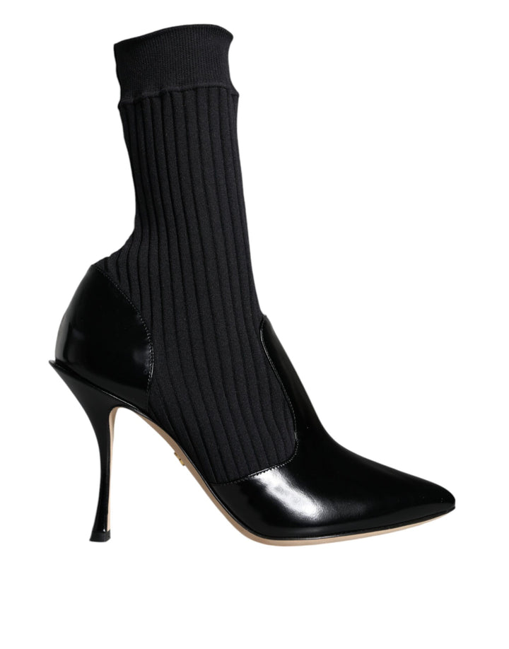 Botines, calcetines y zapatos negros elásticos de Dolce &amp;amp; Gabbana