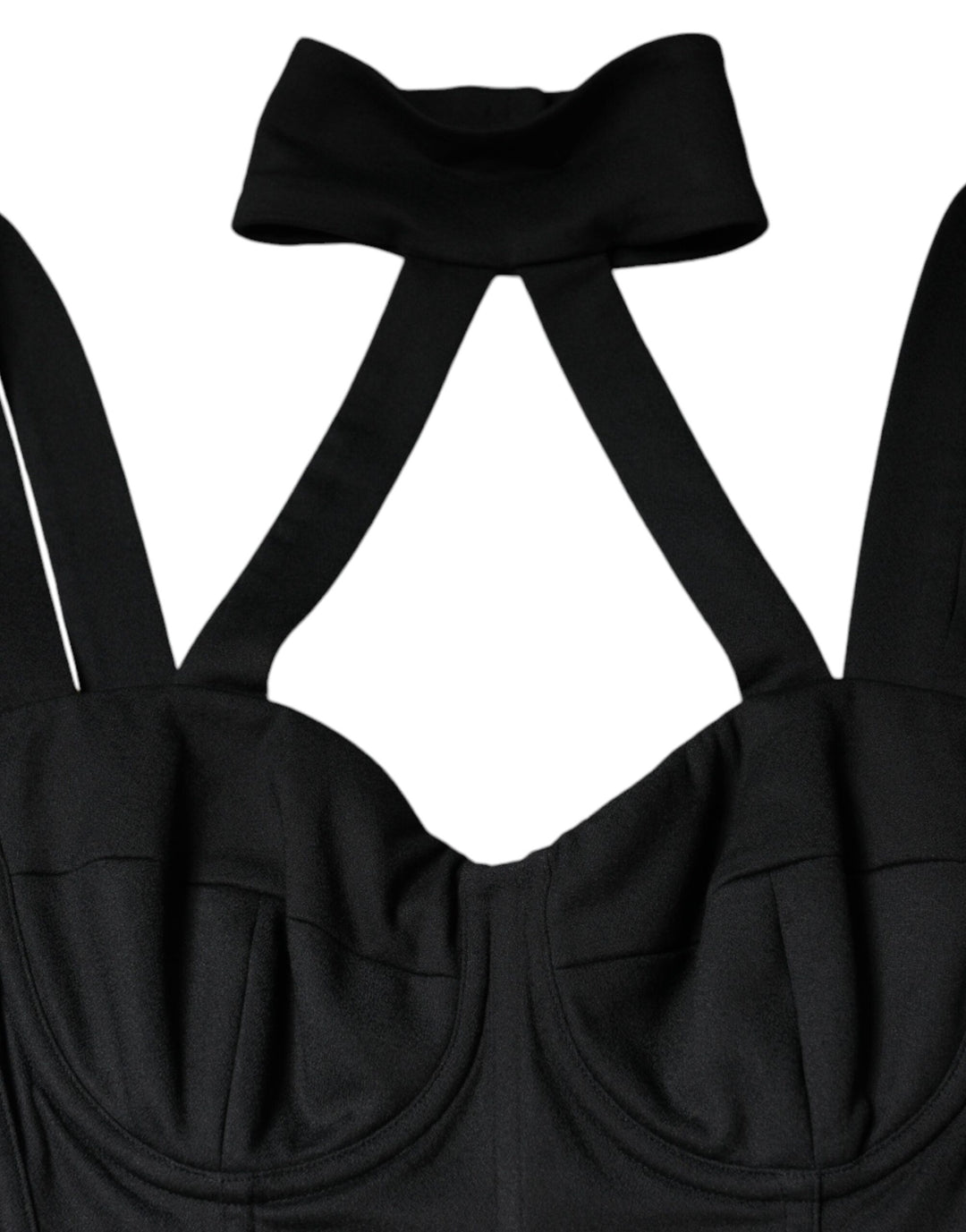 Dolce &amp; Gabbana Black Cut Out Sleeveless Bodycon Mini Dress