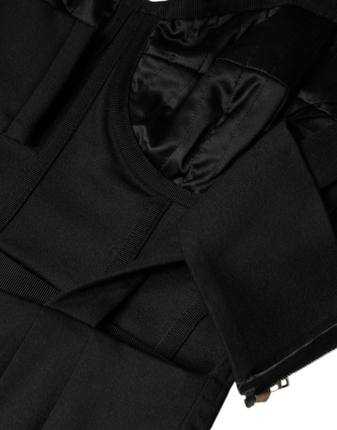 Dolce &amp; Gabbana Black Cut Out Sleeveless Bodycon Mini Dress