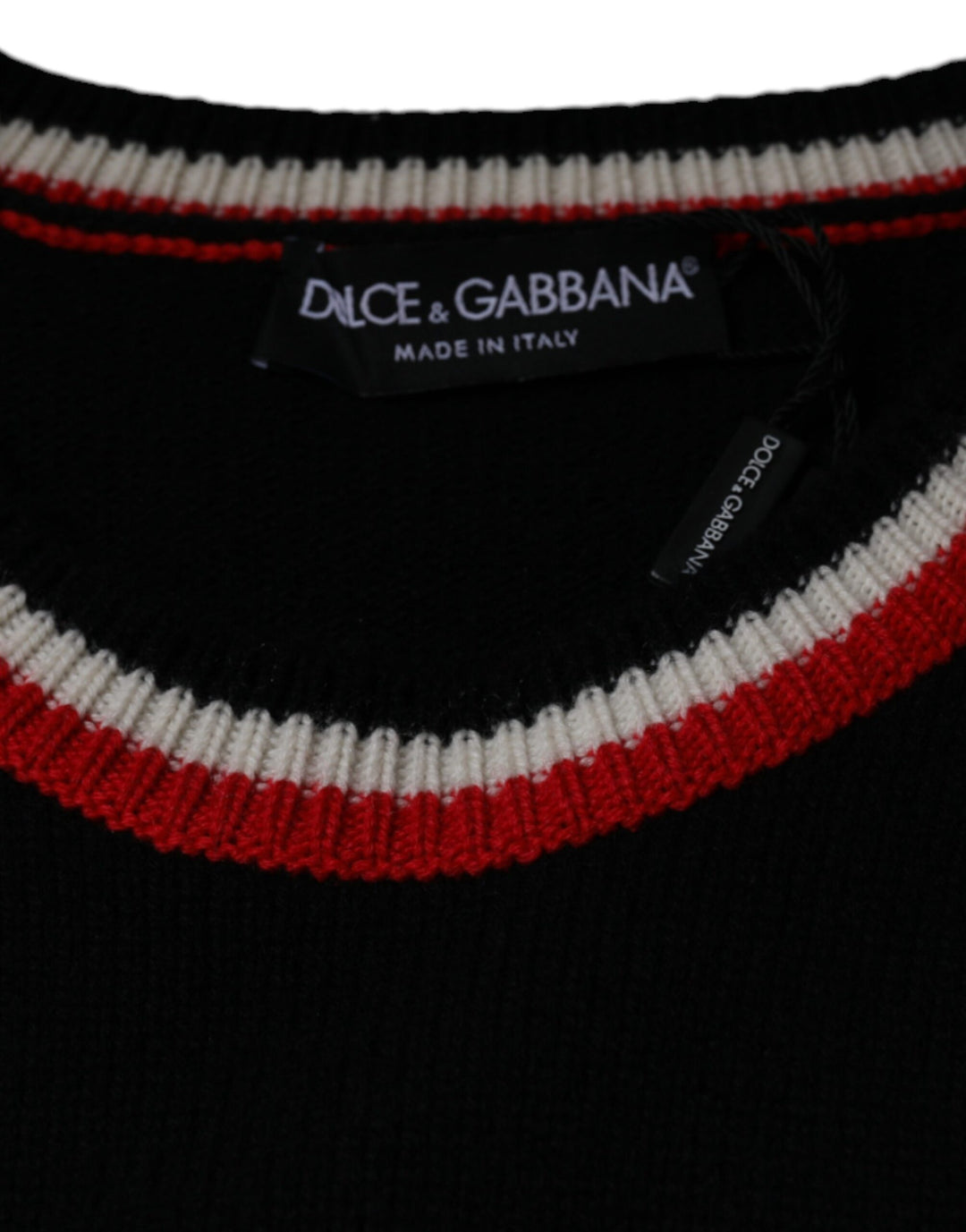 Dolce &amp; Gabbana Black Cashmere Pig of the Year Pullover Sweater