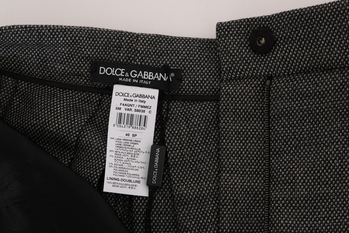 Mini shorts elegantes de cintura alta Dolce &amp;amp; Gabbana estilo italiano