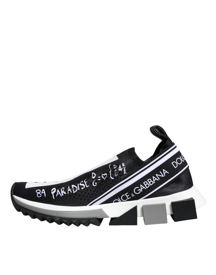 Zapatillas bajas Sorrento en blanco y negro de Dolce &amp;amp; Gabbana