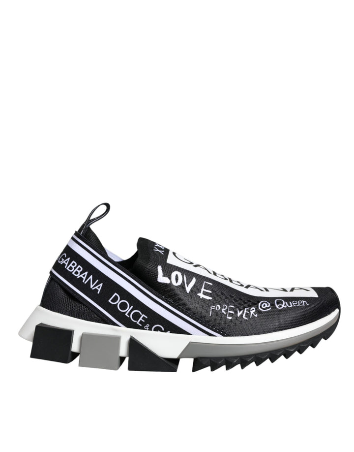 Zapatillas bajas Sorrento en blanco y negro de Dolce &amp;amp; Gabbana