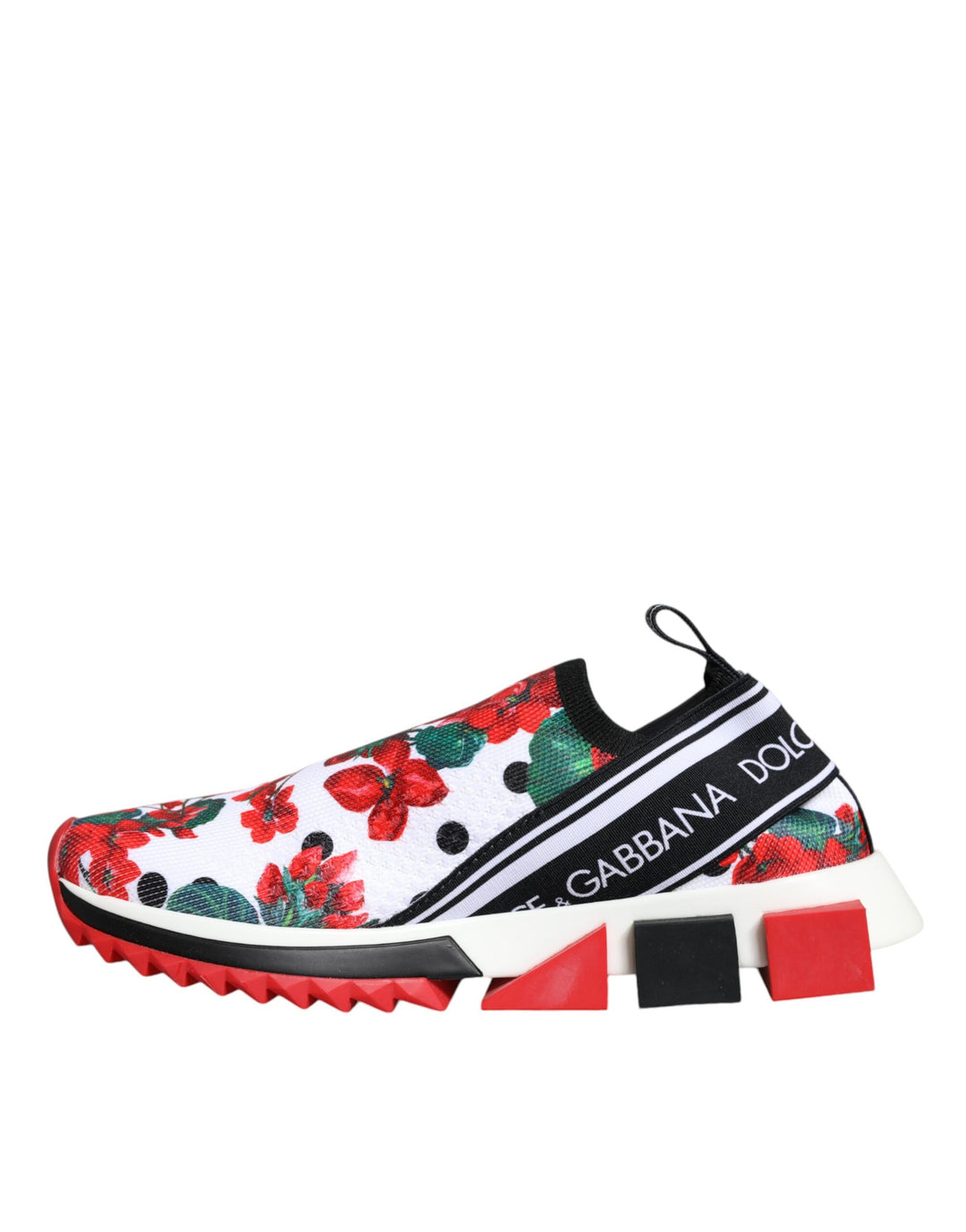 Dolce &amp; Gabbana Multicolor Geranium Sorrento Sneakers Shoes