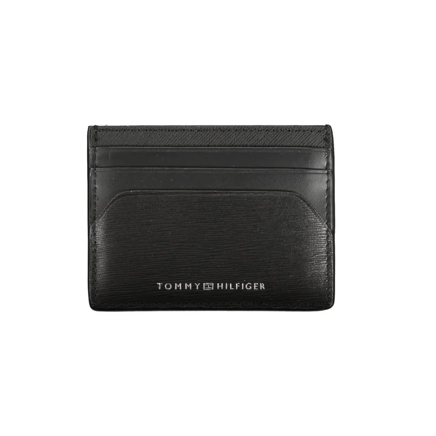 Tommy Hilfiger Black Leather Men Wallet